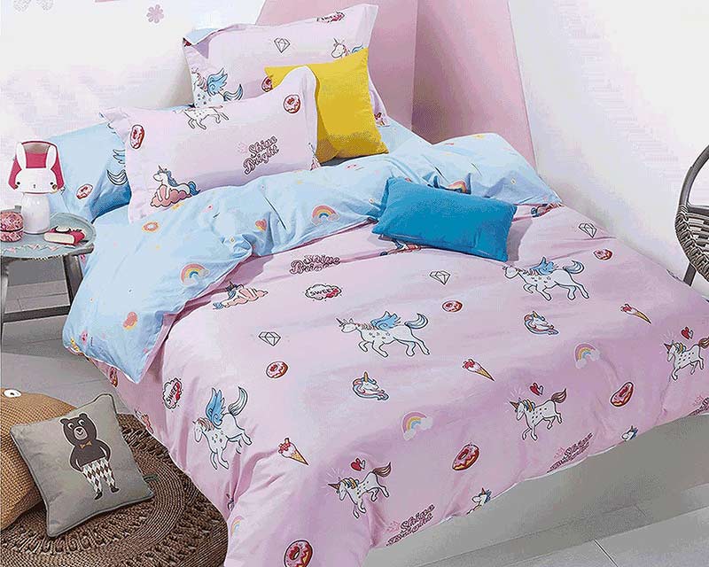 cotton cartoon bed sheets