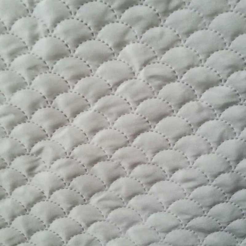 Embossed pinsonic Ultrasonic quilted fabric manufacturer in china quilting pattern 1