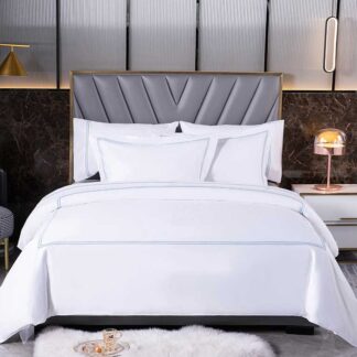 Hotel Bedding Supplier China Factory Duvet Cover sets Flat sheet Pillow Case-1