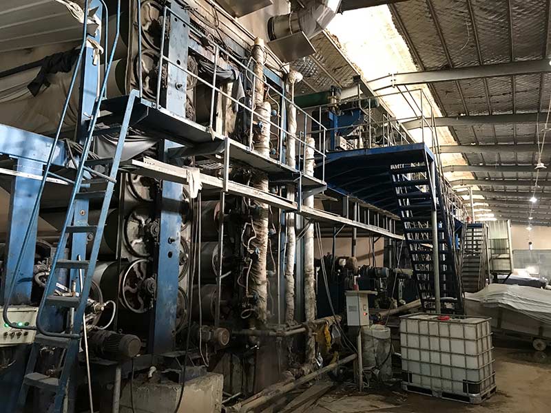 bamboo sheet fabric manufacturing process prewashing and drying