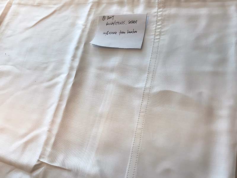 bamboo sheet manufacturer fabric option 300TC
